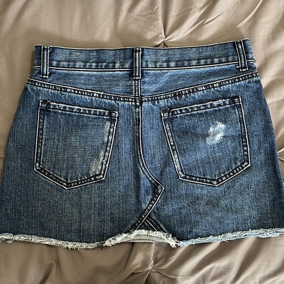 EVIDNT Joanna Dark Wash Denim Mini Skirt, size 26 - Picture 6 of 6